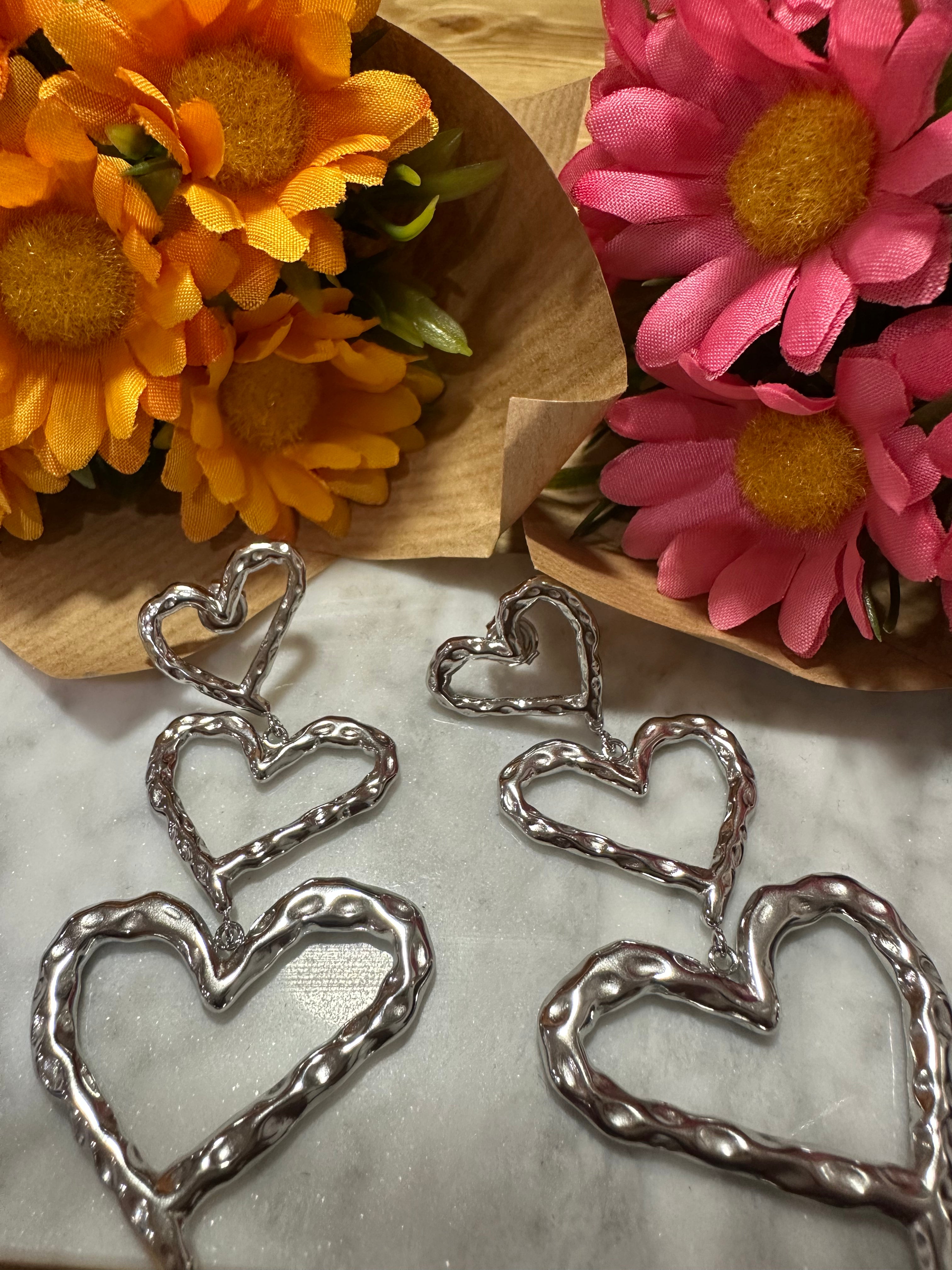 boucle triple coeur