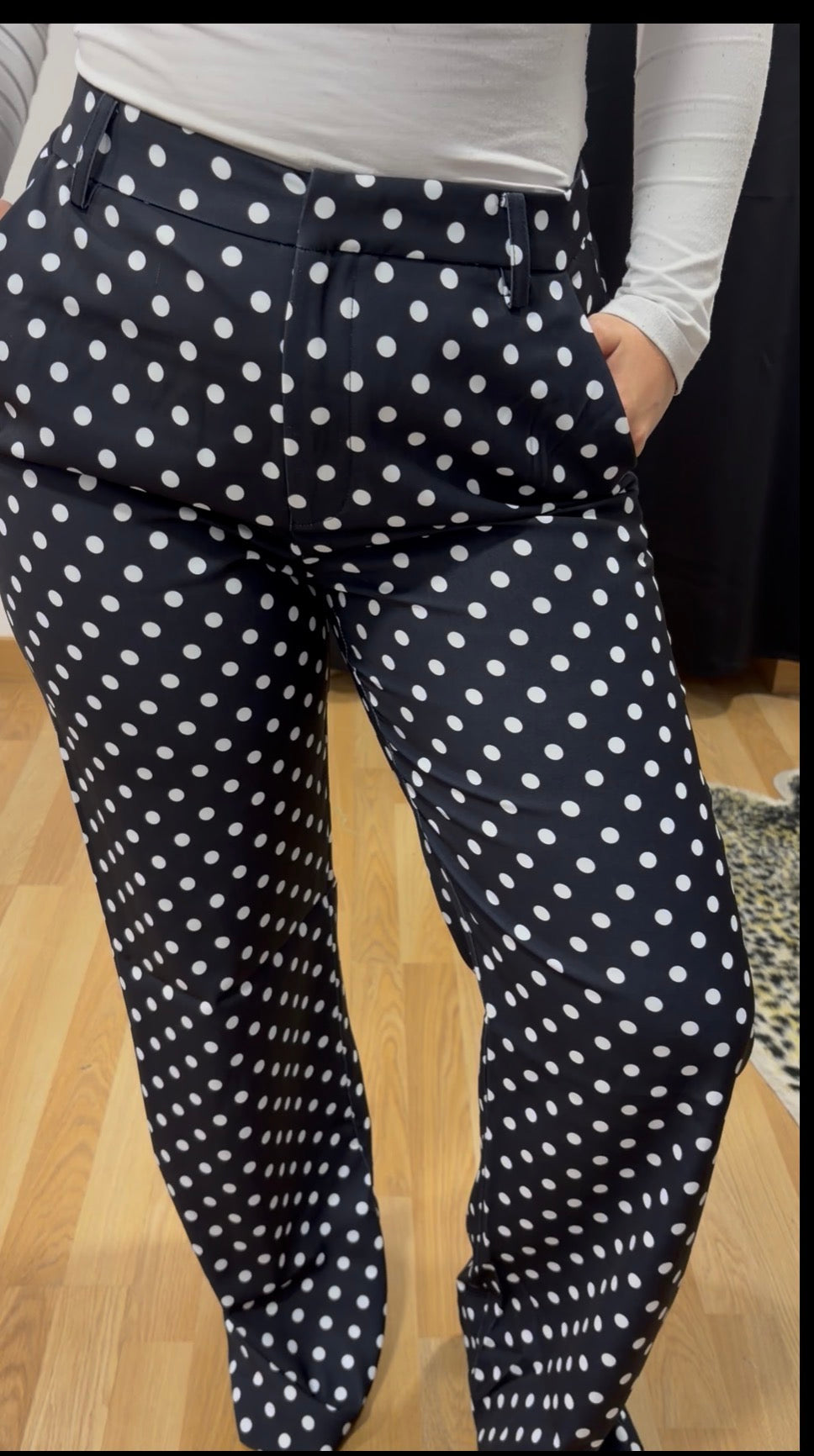 pantalon petit pois